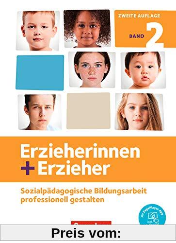 Erzieherinnen + Erzieher - Neubearbeitung: Band 2 - Professionelles Handeln im sozialpädagogischen Berufsfeld: Fachbuch. Mit PagePlayer-App